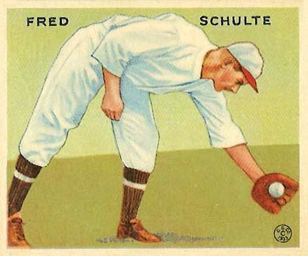 1933 Goudey Fred Schulte #112 Baseball Card