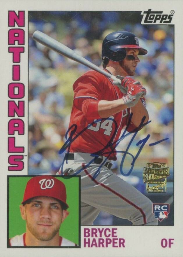 2012 Topps Archives Fan Favorites Autographs Bryce Harper #FFABHA Baseball Card