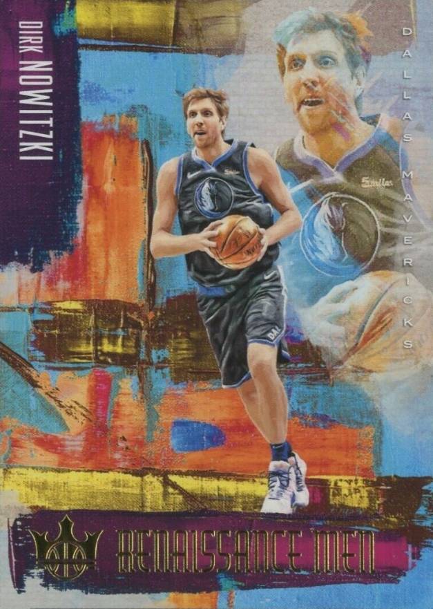 2018 Panini Court Kings Renaissance Men Dirk Nowitzki #14 Basketball Card