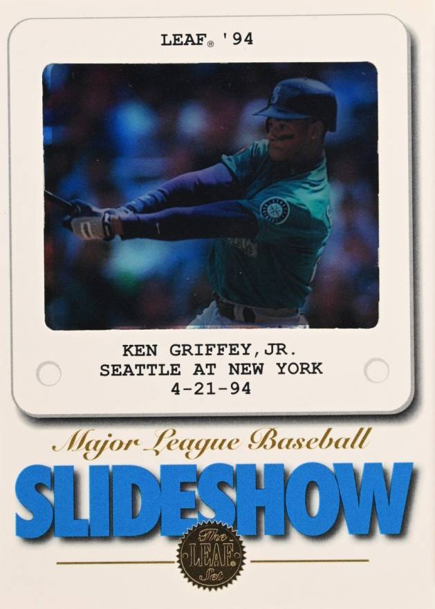 1994 Leaf Slideshow Ken Griffey Jr. #9 Baseball Card