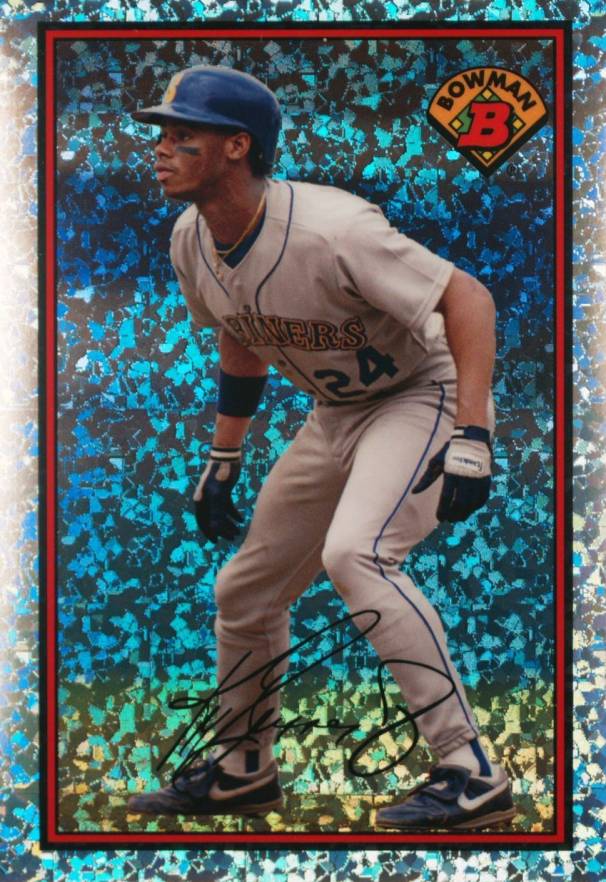 2014 Bowman 1989 Bowman Is Back Silver Diamond Refractor Ken Griffey Jr. #KG Baseball Card