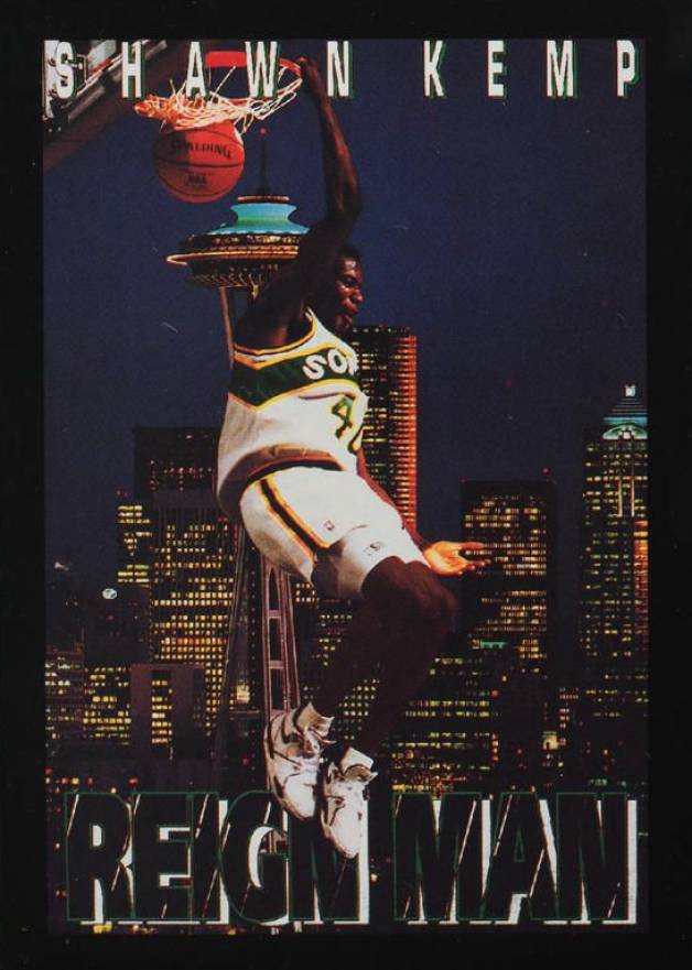 1993 Skybox Premium  Shawn Kemp #337 Basketball Card