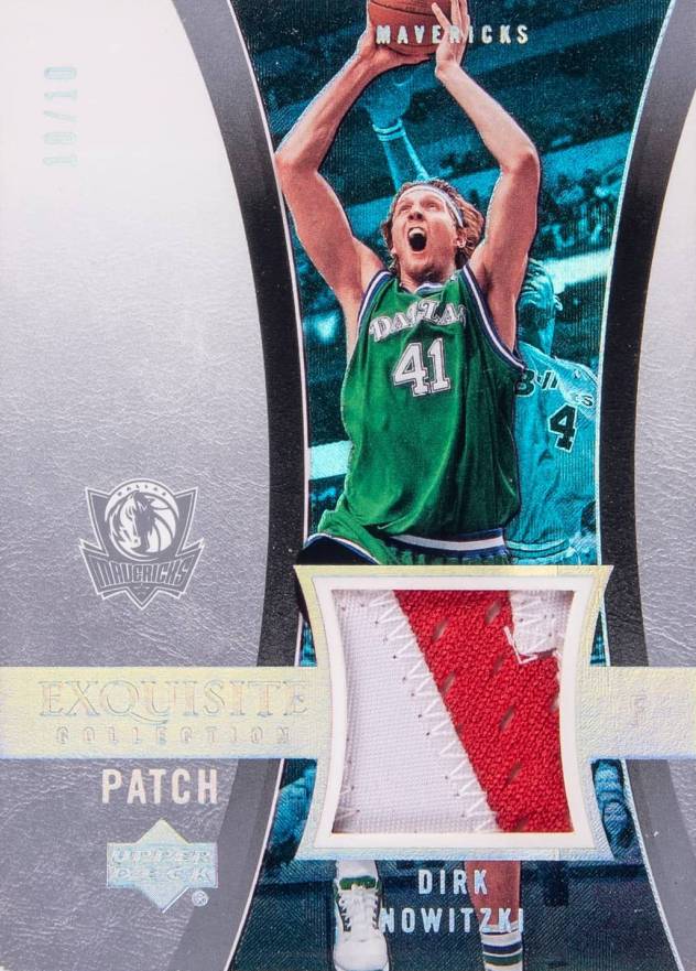 2004 Upper Deck Exquisite Collection  Dirk Nowitzki #6-P Basketball Card