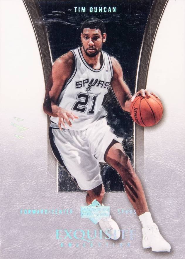 2004 Upper Deck Exquisite Collection  Tim Duncan #35 Basketball Card