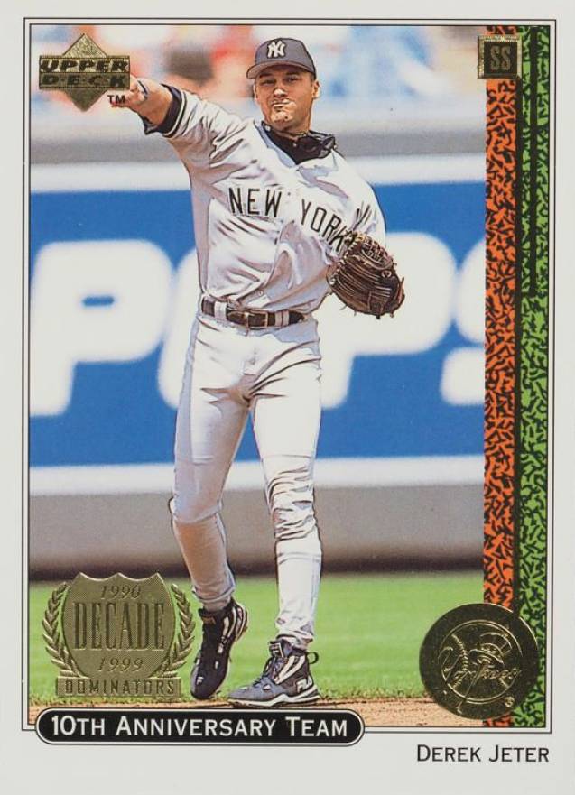 1999 Upper Deck 10th Anniversary Team Derek Jeter #X25 Baseball Card