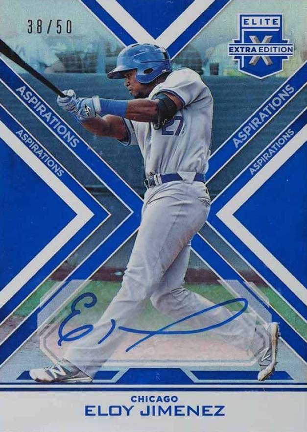 2016 Panini Elite Extra Edition Autograph Eloy Jimenez #129 Baseball Card