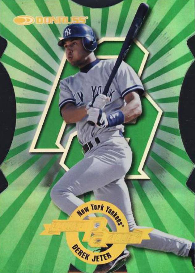 1997 Donruss Update Power Alley Derek Jeter #24 Baseball Card