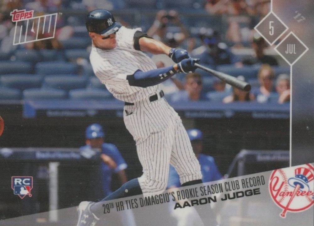 2017 Topps Now  Aaron Judge #327 Baseball Card