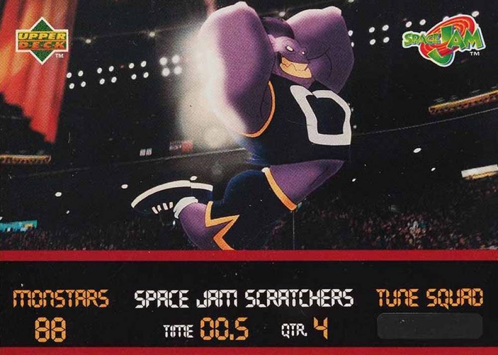 1996 Upper Deck Space Jam Scratchers Body Building Specimen #SC1 Basketball Card