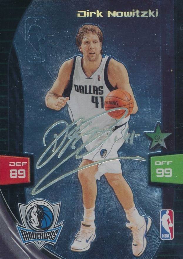 2009 Panini Adrenalyn XL Ultimate Signature Dirk Nowitzki # Basketball Card