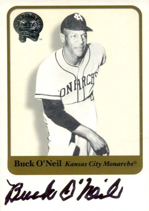 2001 Fleer Greats Buck O'Neil # Baseball Card