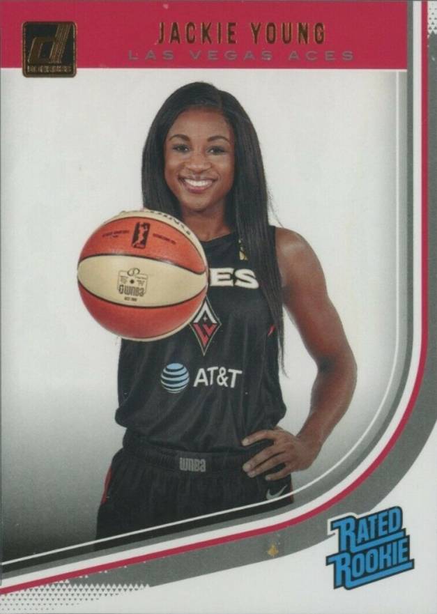 2019 Panini Donruss WNBA Jackie Young #90 Basketball Card