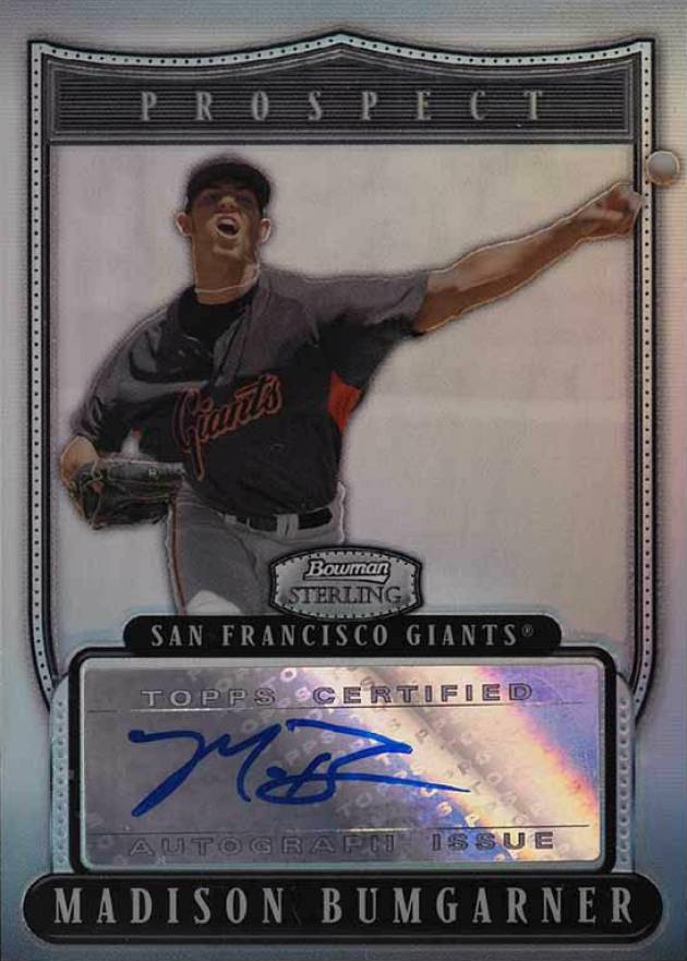 2007 Bowman Sterling Prospects Madison Bumgarner #BSPMBB Baseball Card