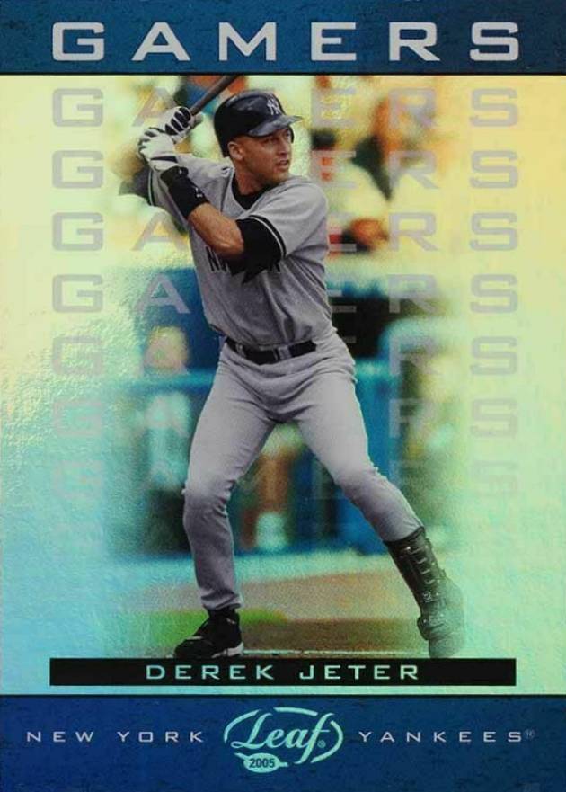 2005 Leaf Gamers Derek Jeter #G5 Baseball Card