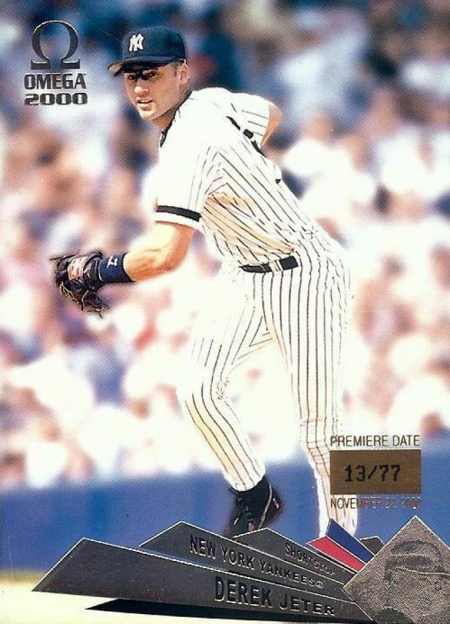 2000 Pacific Omega Derek Jeter #96 Baseball Card