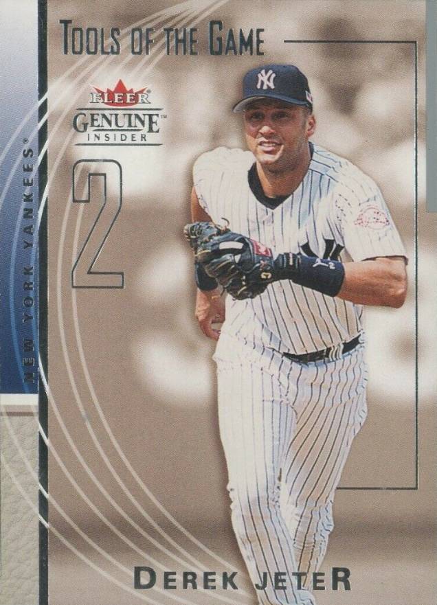 2004 Fleer Genuine Insider Tools of the Game Derek Jeter #3 Baseball Card