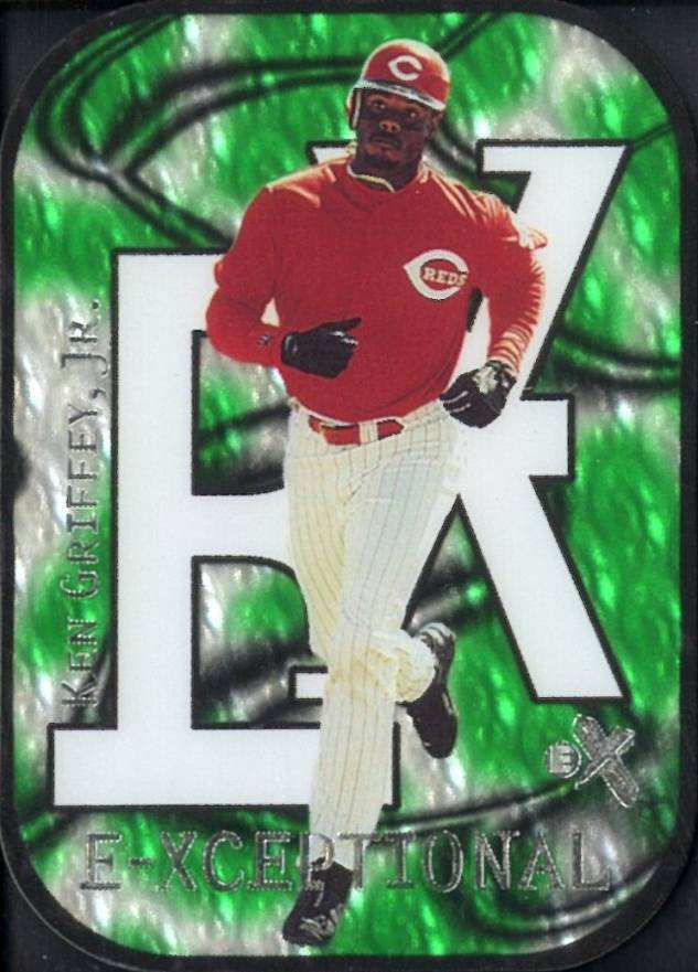 2000 Skybox E-X E-Xceptional Ken Griffey Jr. #1 Baseball Card