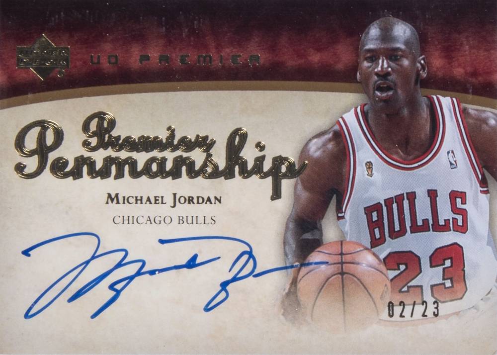 2007 Upper Deck Premier Premier Penmanship Michael Jordan #PENMJ Basketball Card