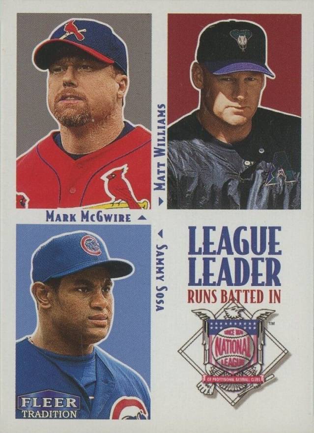 2000 Fleer McGwire/Williams/Sosa #4 Baseball Card