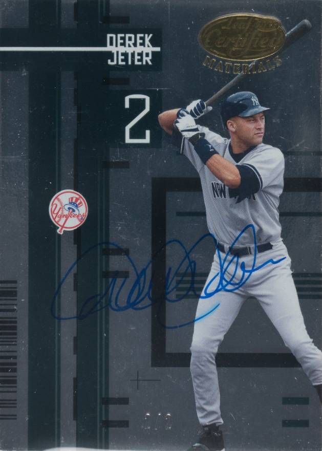 2005 Leaf Certified Materials Derek Jeter #35 Baseball Card