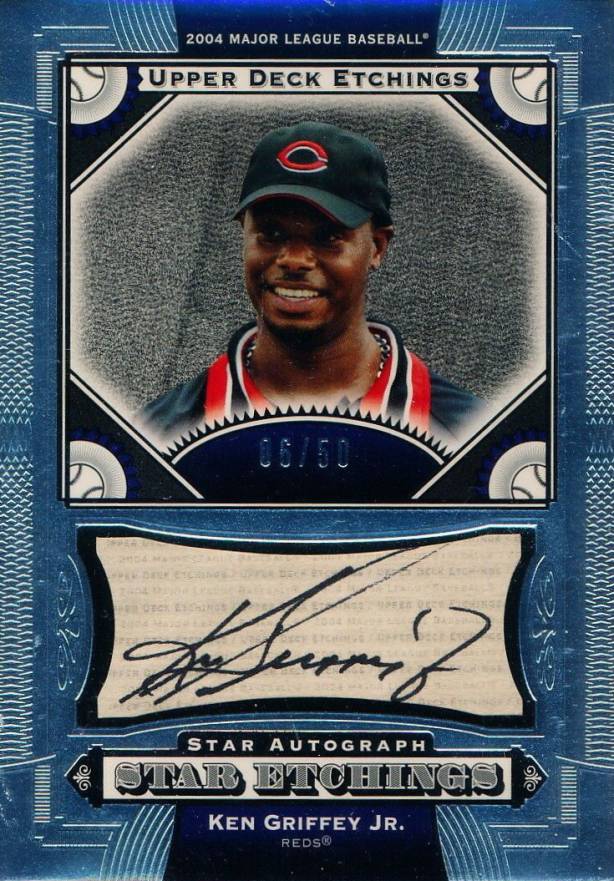 2004 Upper Deck Etchings Star Etchings Ken Griffey Jr. #SE-KG1 Baseball Card