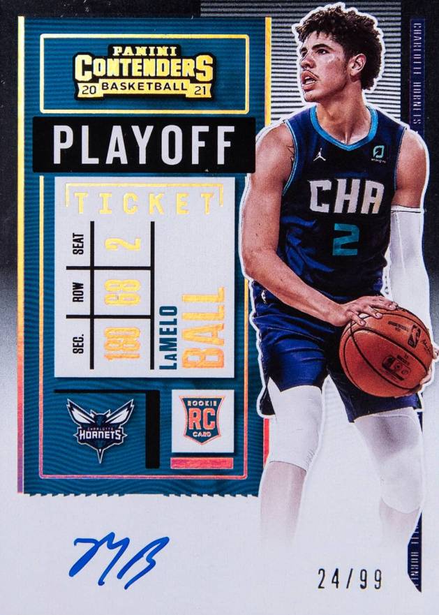 2020 Panini Contenders LaMelo Ball #125 Basketball Card