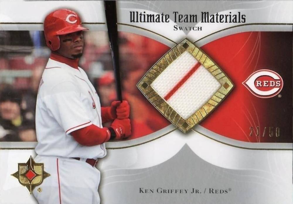 2007 Ultimate Collection Ultimate Team Materials Ken Griffey Jr. #UTMKG Baseball Card