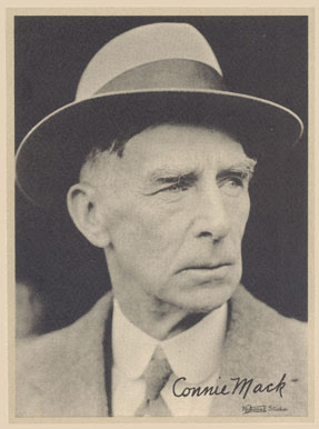 1936 Glossy Finish & Leather Connie Mack # Baseball Card