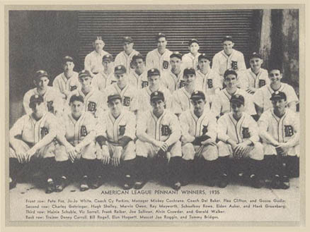 1936 Glossy Finish & Leather American League Pennant Winners # Baseball Card