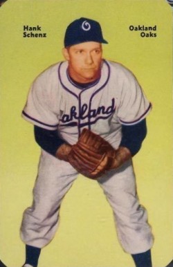 1952 Mother's Cookies Hank Schenz #30 Baseball Card