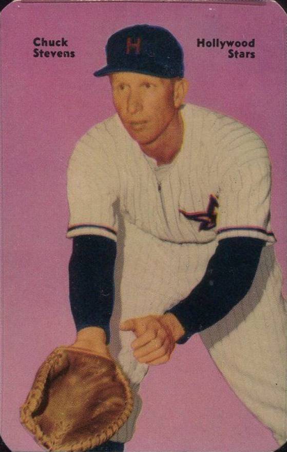 1952 Mother's Cookies Chuck Stevens #39A Baseball Card