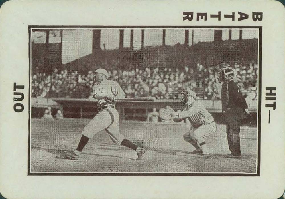 1913 National Game Batter swing-look forward #46 Baseball Card