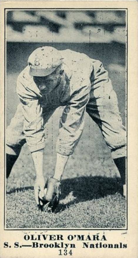 1916 Sporting News Oliver O'Mara #134 Baseball Card