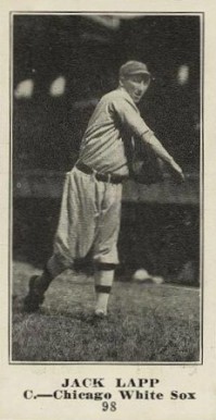 1916 Sporting News Jack Lapp #98 Baseball Card