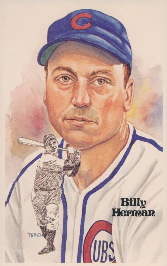 1981 Perez-Steele HOF Postcard Billy Herman #149 Baseball Card