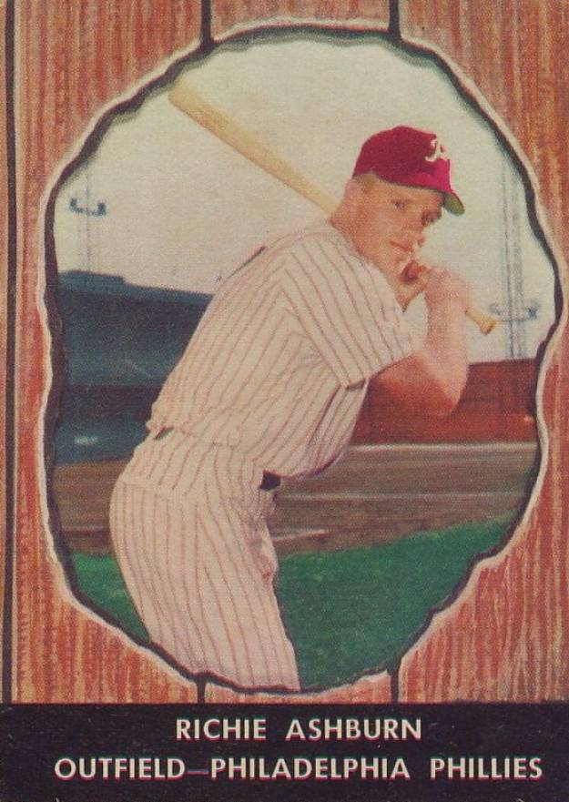 1958 Hires Root Beer Richie Ashburn #10 Baseball Card