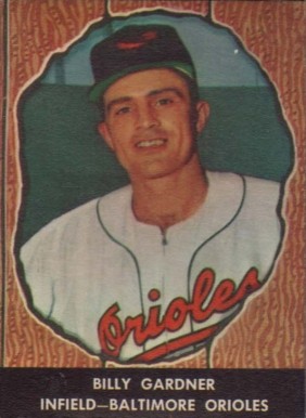 1958 Hires Root Beer Billy Gardner #37 Baseball Card