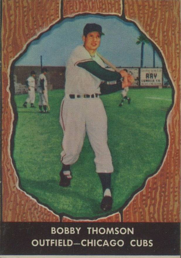 1958 Hires Root Beer Bobby Thomson #46 Baseball Card