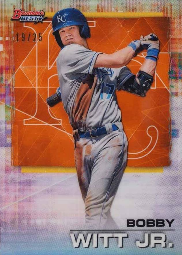 2021 Bowman's Best Bobby Witt Jr. #15 Baseball Card