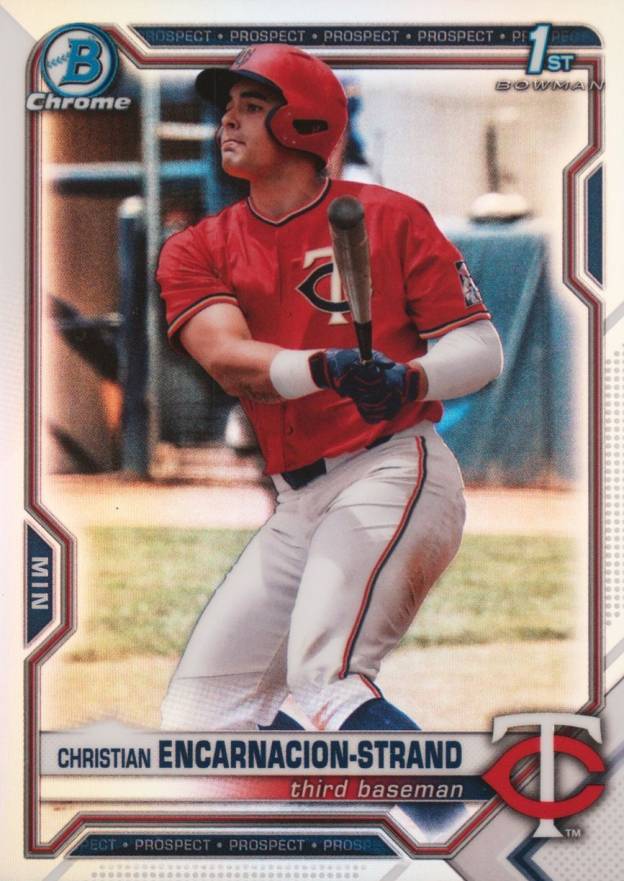 2021 Bowman Draft Christian Encarnacion-Strand #BDC9 Baseball Card