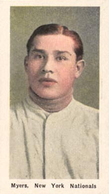 1910 Sporting Life Myers, New York Nationals # Baseball Card