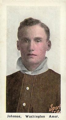 1910 Sporting Life Johnson,Washington Amer. # Baseball Card