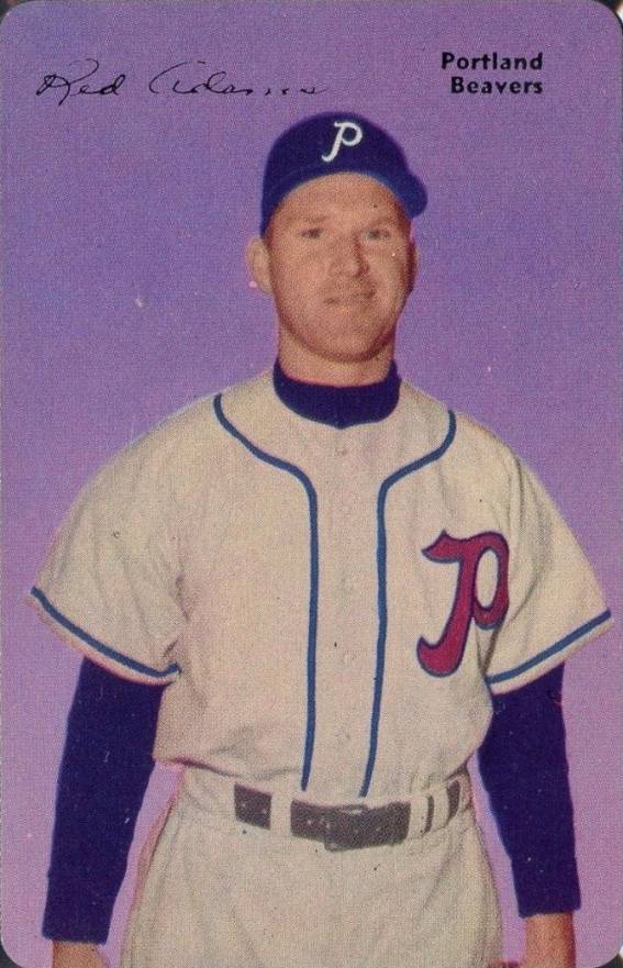 1953 Mother's Cookies Red Adams #53 Baseball Card