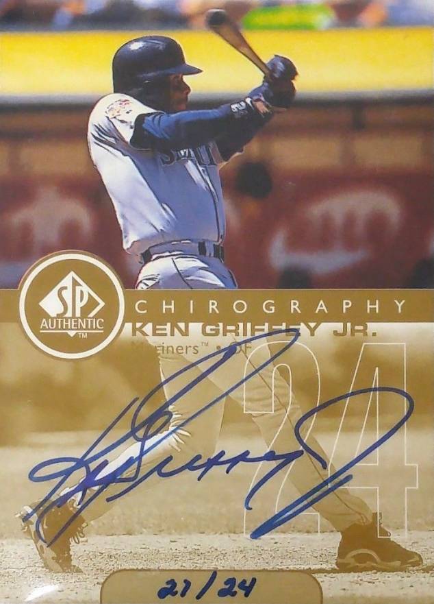 1999 SP Authentic Chirography Ken Griffey Jr. #JR Baseball Card