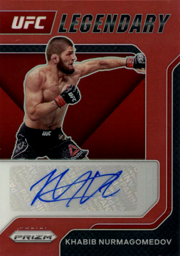 2022 Panini Prizm UFC Legendary Signatures Khabib Nurmagomedov #LSKHB Other Sports Card