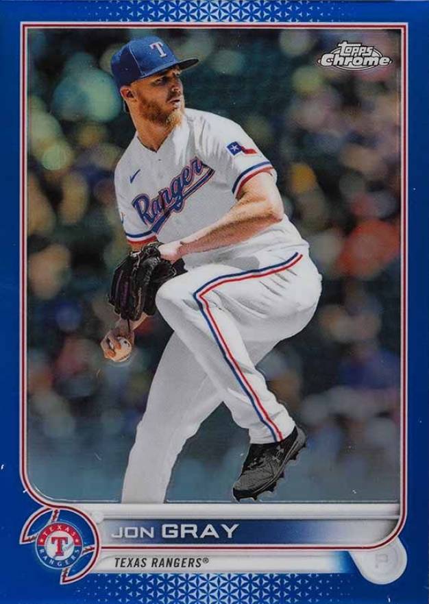 2022 Topps Chrome Jon Gray #23 Baseball Card