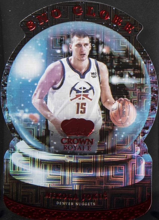 2021 Panini Crown Royale Sno Globe Nikola Jokic #13 Basketball Card