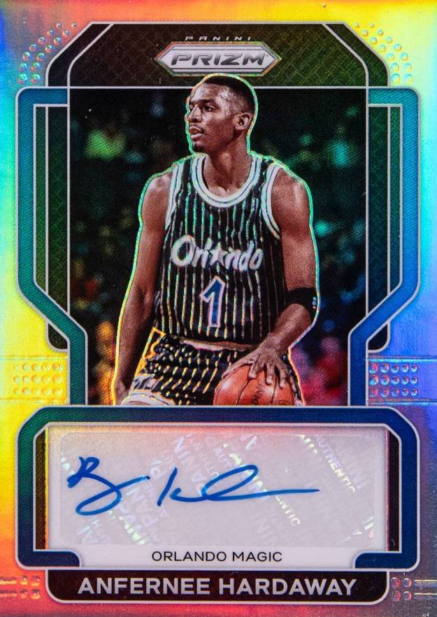 2021 Panini Prizm Signatures Anfernee Hardaway #SGAHW Basketball Card