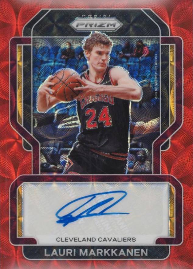 2021 Panini Prizm Signatures Lauri Markkanen #SGLMK Basketball Card