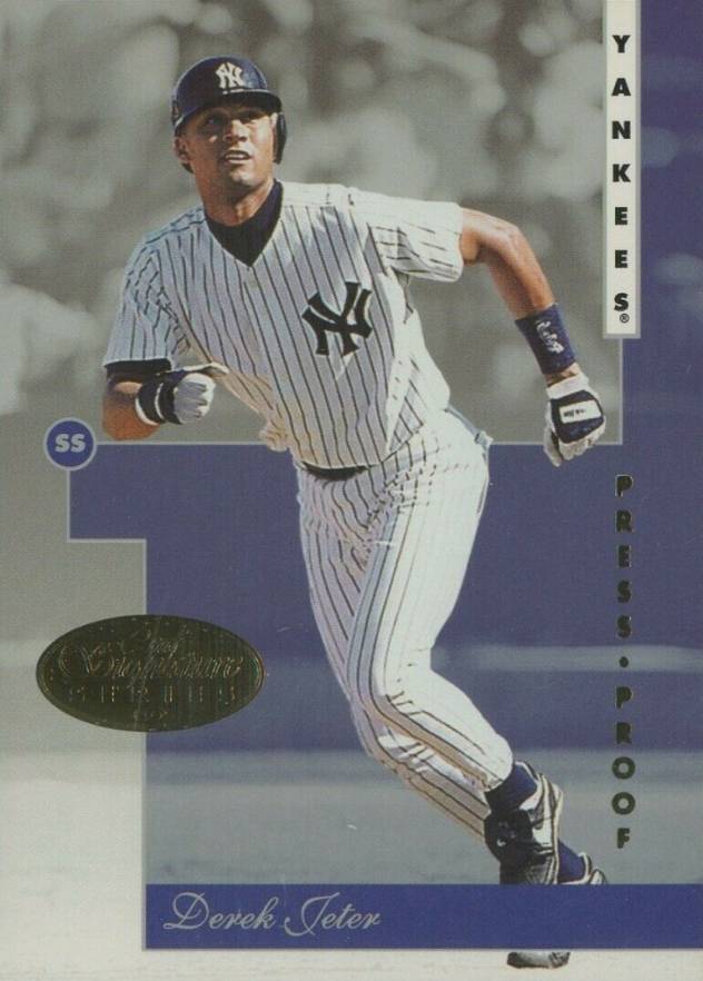 1996 Leaf Signature Derek Jeter #67 Baseball Card